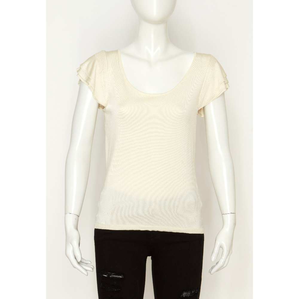 Laruen by Ralph Lauren Flutter Sleeve Top